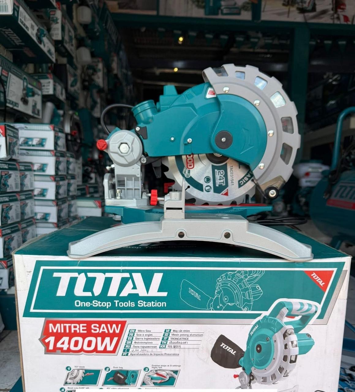 INGLETEADORA 8 PULGADAS 1400W MARCA TOTAL UTS42142107